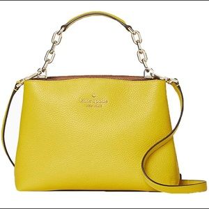NWT Kate spade ♠️ New York yellow Aubrey Chain Shoulder Bag
